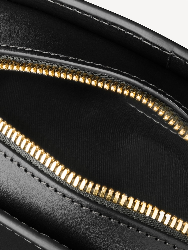 A.P.C. Black Mini Half-Moon Bag - Image 6 of 6