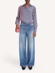 A.P.C. Blue Elisabeth Wide Leg Jeans - Image 2 of 6