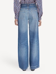 A.P.C. Blue Elisabeth Wide Leg Jeans - Image 4 of 6