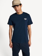 A.P.C. Blue Standard Rue Madame T-Shirt - Image 1 of 6