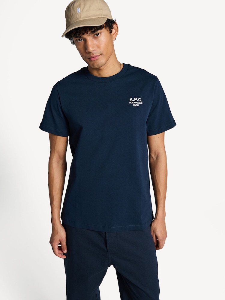 A.P.C. Blue Standard Rue Madame T-Shirt - Image 1 of 6