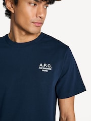 A.P.C. Blue Standard Rue Madame T-Shirt - Image 4 of 6