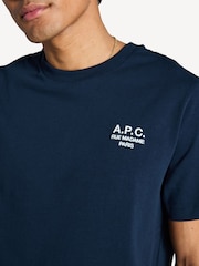 A.P.C. Blue Standard Rue Madame T-Shirt - Image 5 of 6