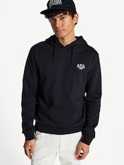 A.P.C. Black Standard Rue Madame Hoodie - Image 1 of 7