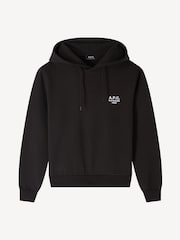 A.P.C. Black Standard Rue Madame Hoodie - Image 7 of 7