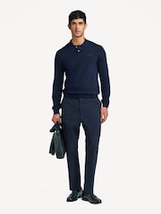 A.P.C. Blue Jacob Logo Polo Shirt - Image 3 of 6