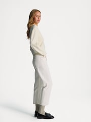 A.P.C. White Esther Merino Wool Jumper - Image 3 of 7