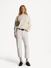 A.P.C. White Esther Merino Wool Jumper - Image 4 of 7