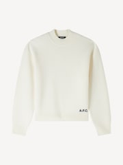 A.P.C. White Esther Merino Wool Jumper - Image 7 of 7