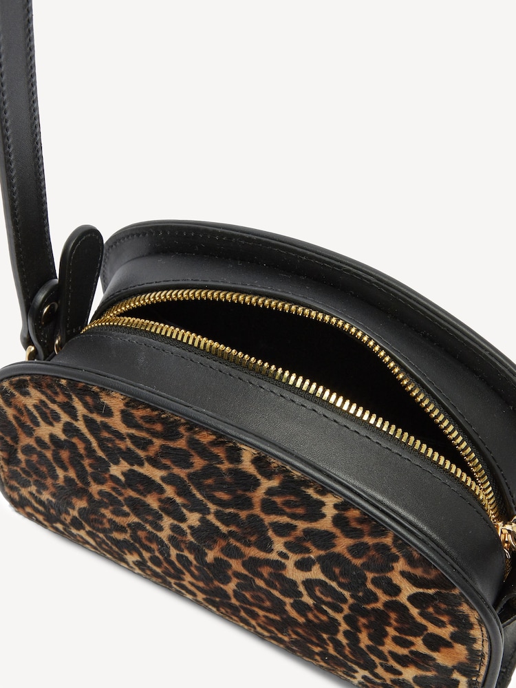 A.P.C. Cheetah Print Mini Half-Moon Bag - Image 5 of 5