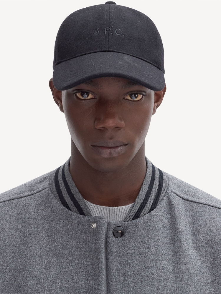 Negro - A.P.C. Charlie Cap - Imagen 4 de 4