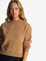 A.P.C. Brown Esther Merino Wool Jumper - Image 4 of 6