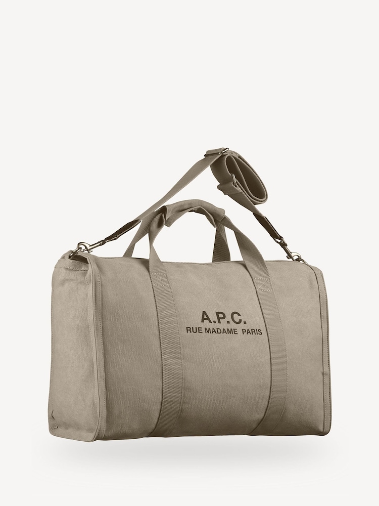 A.P.C. Green 100% Cotton Recovery Gym Bag - Image 2 of 4