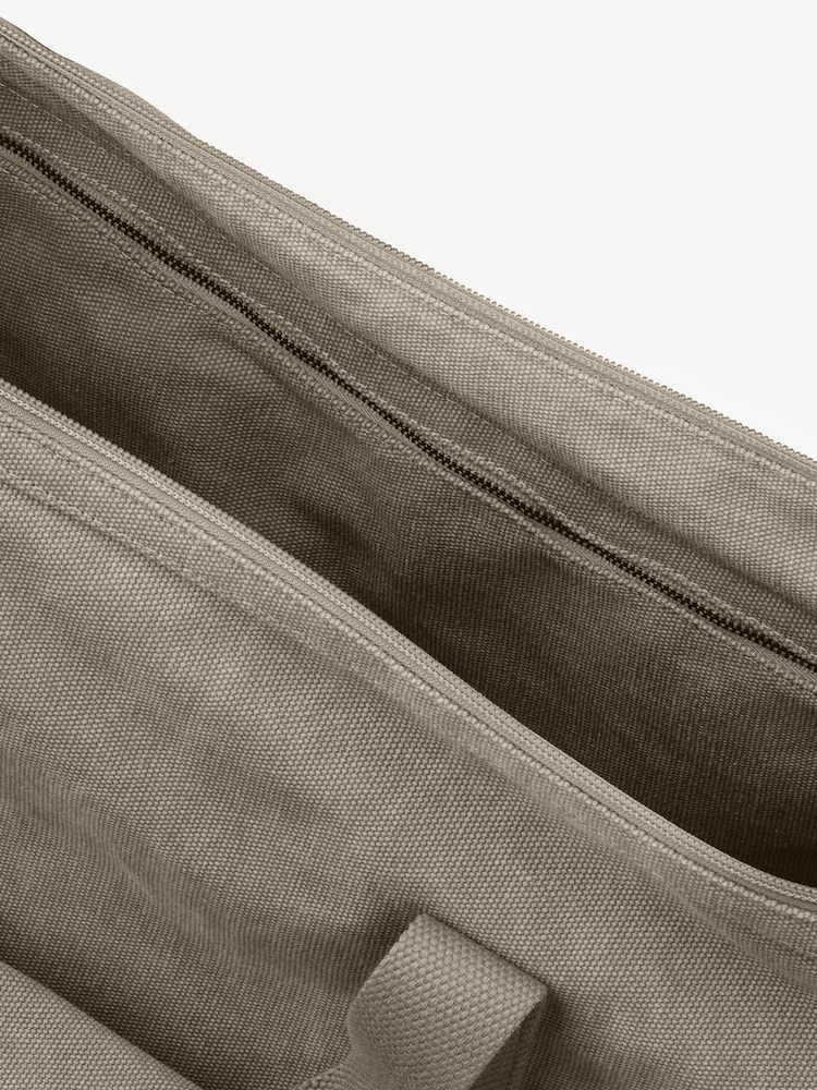 A.P.C. Green 100% Cotton Recovery Gym Bag - Image 4 of 4