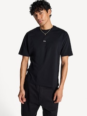 A.P.C. Black Micro Logo Boxy T-Shirt - Image 1 of 4