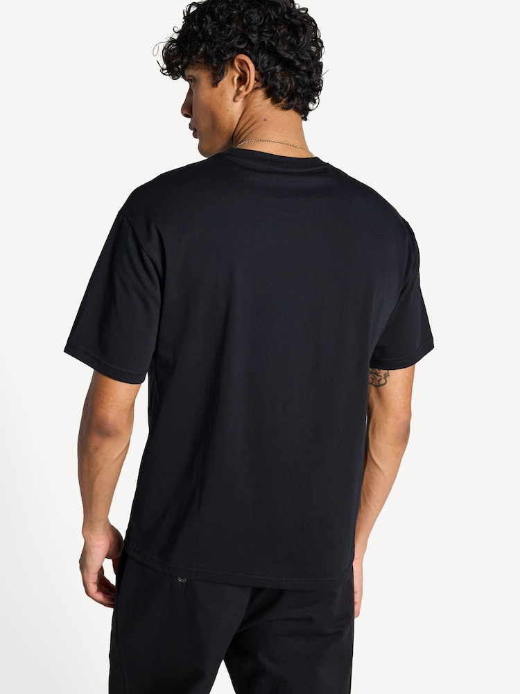 A.P.C. Black Micro Logo Boxy T-Shirt - Image 2 of 4