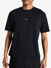 A.P.C. Black Micro Logo Boxy T-Shirt - Image 3 of 4