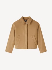 A.P.C. Brown Becca Wool Crop Jacket - Image 4 of 4