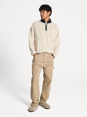 A.P.C. White Embroidered Island Fleece Sweatshirt - Image 3 of 8