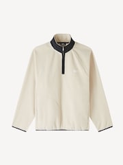 A.P.C. White Embroidered Island Fleece Sweatshirt - Image 8 of 8