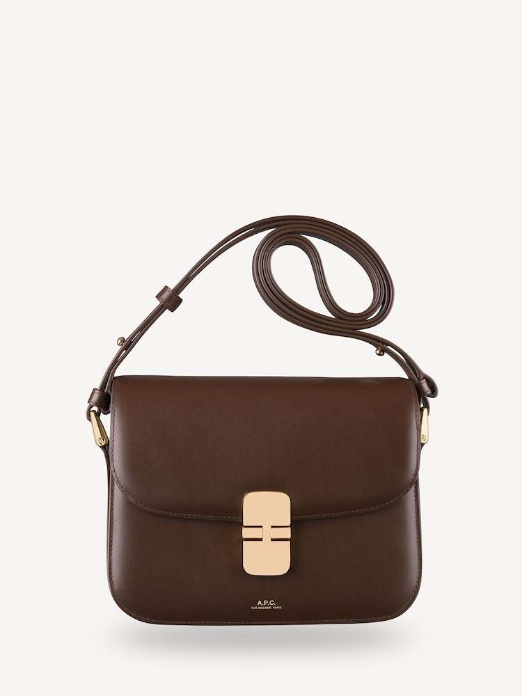 A.P.C. Brown Grace Small Bag - Image 1 of 6