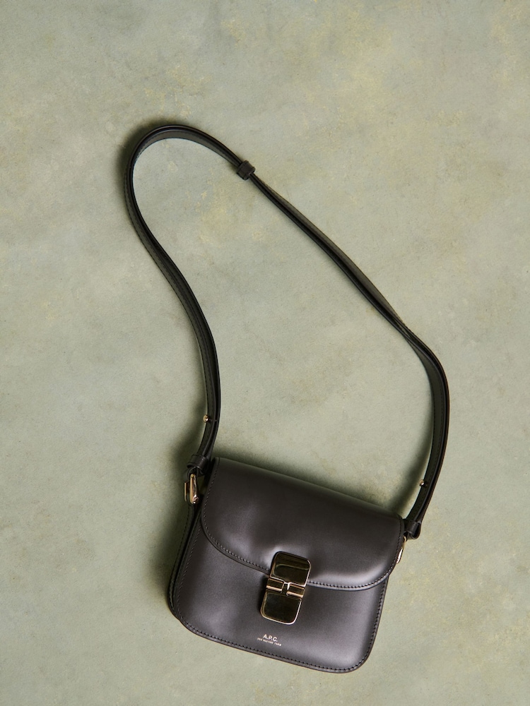 A.P.C. Brown Grace Small Bag - Image 6 of 6