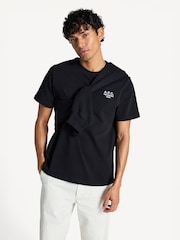 A.P.C. Black Standard Rue Madame T-Shirt - Image 1 of 6
