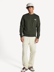 A.P.C. Green Rue Madame Standard Sweatshirt - Image 3 of 7