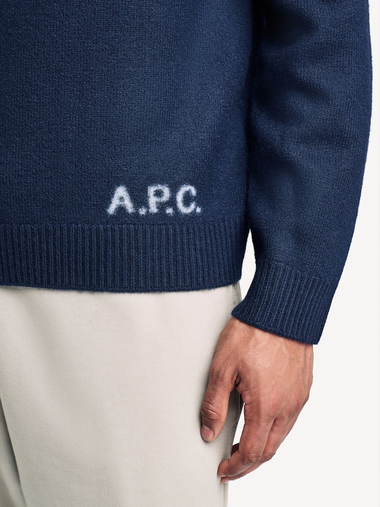 A.P.C. Blue Edward Sweater - Image 6 of 6