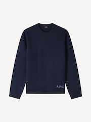 A.P.C. Blue Edward Sweater - Image 7 of 7