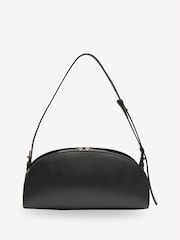 A.P.C. Black Half Moon Shoulder Bag - Image 4 of 10