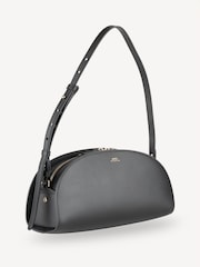 A.P.C. Black Half Moon Shoulder Bag - Image 5 of 10