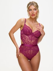 Ann Summers Purple Hold Me Tight Planet Lace Body - Image 1 of 5