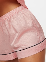 Ann Summers Pink Signature Satin Revere Pyjamas Set - Image 3 of 4