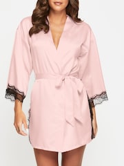 Rosa - Bata de satén Cherryann de Ann Summers - Imagen 1 de 4
