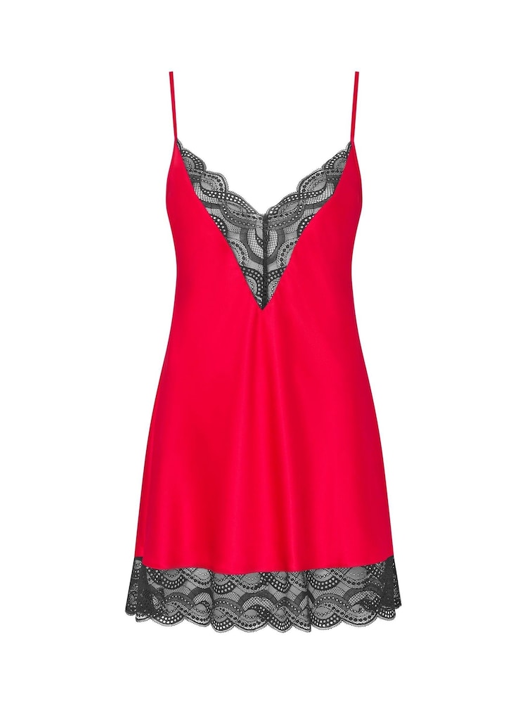 Ann Summers Black Adoration Satin Slip Chemise - Image 5 of 5