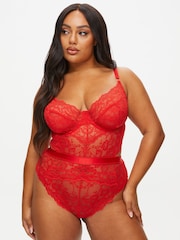 Ann Summers Red Hold Me Tight Lace Body - Image 4 of 7