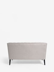 Sosandar Mink Brown Slubby Weave Amalfi 2 Seater Sofa - Image 6 of 8