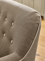 Nina Campbell Taupe Natural Carmel Walton Accent Chair - Image 2 of 8