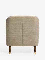 Nina Campbell Taupe Natural Carmel Walton Accent Chair - Image 8 of 8
