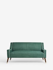 Nina Campbell Dark Teal Blue Carmel Rosebury Small 2 Seater Sofa - Image 4 of 6
