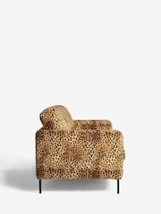 Rockett St George Leopard Love Velvet The Edie 2 Seater Sofa - Image 2 of 3