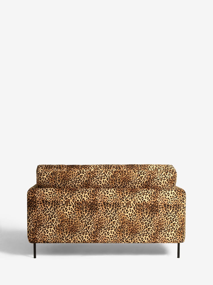 Rockett St George Leopard Love Velvet The Edie 2 Seater Sofa - Image 3 of 3