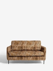 Rockett St George Leopard Love Velvet The Edie 2 Seater Sofa - Image 4 of 6