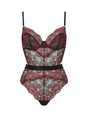 Ann Summers Black and Red Hold Me Tight Lace Body - Image 4 of 4
