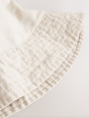 Stone Linen Blend Bucket Hat - Image 4 of 5