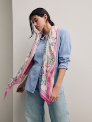Pink Paisley Rosa  - Scarfleve - Imagem 1 de 9