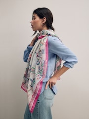 Pink Paisley Rosa  - Scarfleve - Imagem 2 de 9