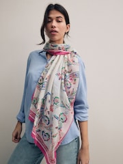 Pink Paisley Rosa  - Scarfleve - Imagem 5 de 9