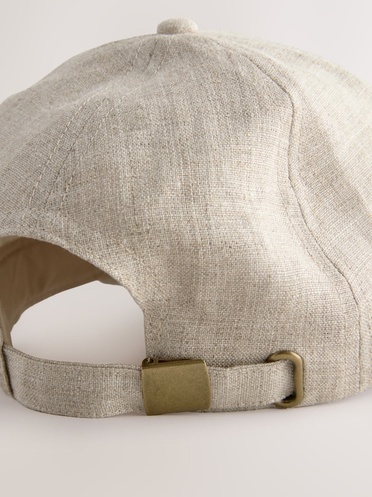 Neutralny - Lniana czapka z daszkiem - Image 5 of 6